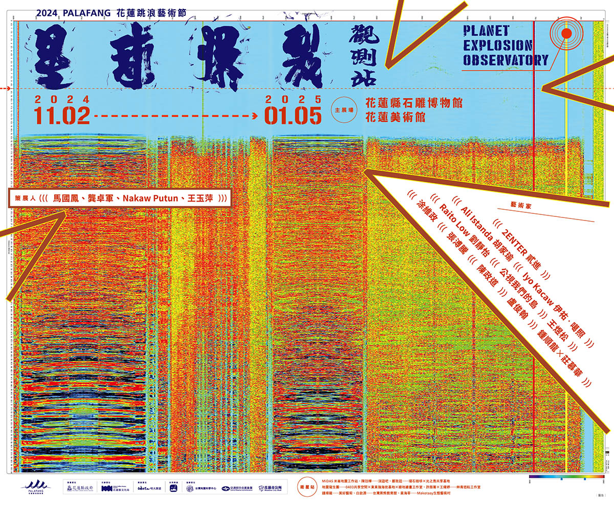 花蓮展覽 2024 PALAFANG花蓮跳浪藝術節－星球爆裂觀測站